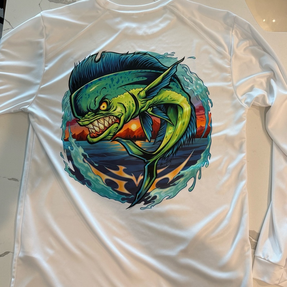 Fishing shirt SPF 50 protection. - Picture 2 of 2